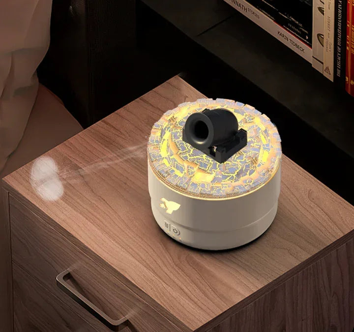 White Creative Cannon-Shaped Aromatherapy Diffuser - Flea Market
