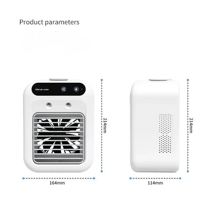 Portable Mini Air Cooler L7 - 500ml Tank with Humidifier Function