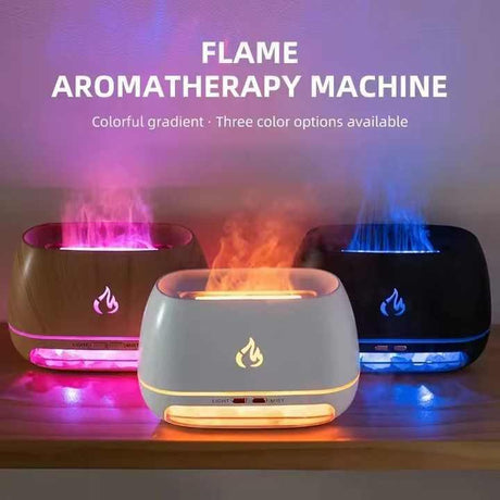 White LED Flame Aromatherapy Diffuser - Flea Market