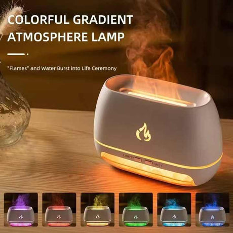 White LED Flame Aromatherapy Diffuser - Flea Market