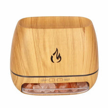Wooden LED Flame Aromatherapy Diffuser - Stacks Warehouse