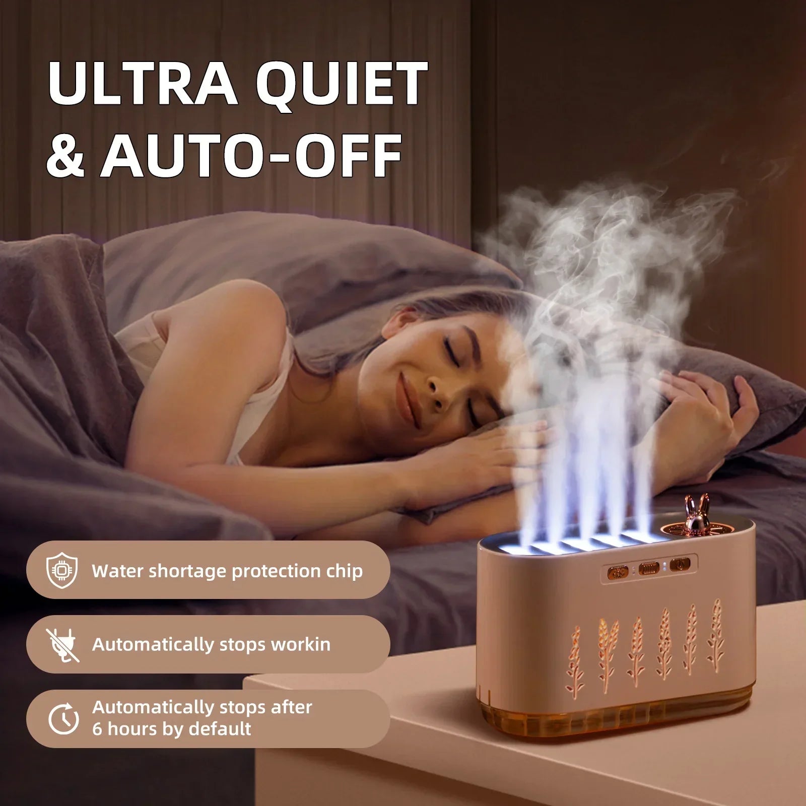Pink Dynamic Color Changing Humidifier - Flea Market