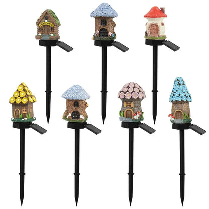 White And Red Solar Resin Garden Stake Light - Stacks Warehouse