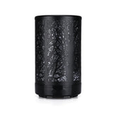Forest Design Iron Essential Oil Diffuser 100ml - Black 7-Color LED Ultrasonic Humidifier