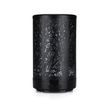 Forest Design Iron Essential Oil Diffuser 100ml - Black 7-Color LED Ultrasonic Humidifier