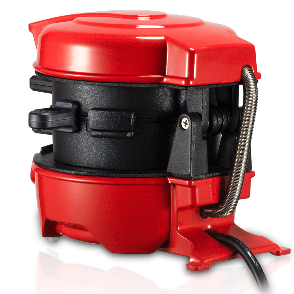 Multi-Layer Sandwich & Burger Maker with Egg Cooker Plate Non-Stick Slide-Out Assembly Red