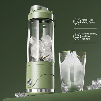 Black Portable Automatic Rechargeable Blender Wireless Juicer Mini Ice Crusher for Smoothies & Shakes