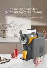 5-in-1 Cold Drink & Ice Cream Maker Slush- 1.8L Dark Grey