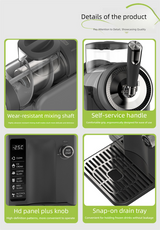 5-in-1 Cold Drink & Ice Cream Maker Slush- 1.8L Dark Grey