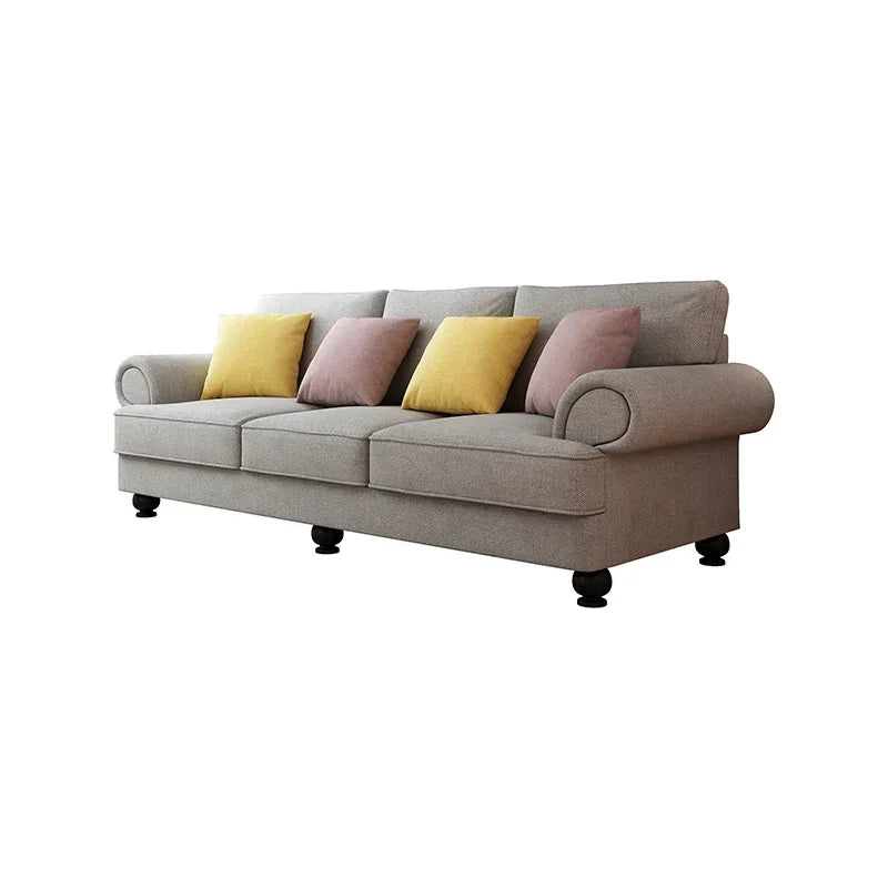 The Cloud Nine 3-Seater Sofa Grey - Stacks Warehouse