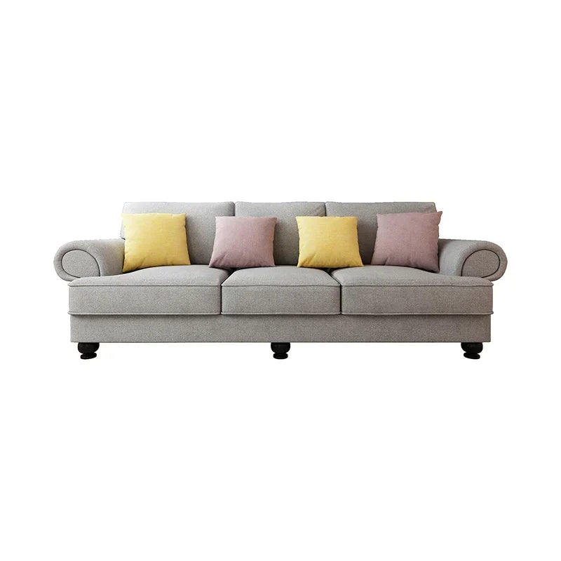 The Cloud Nine 3-Seater Sofa Grey - Stacks Warehouse