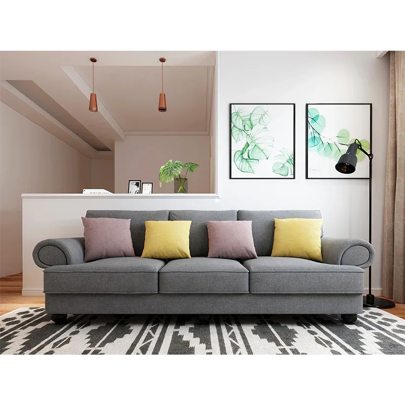 The Cloud Nine 3-Seater Sofa Slate Grey - Stacks Warehouse