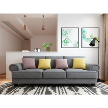 The Cloud Nine 3-Seater Sofa Slate Grey - Flea Market