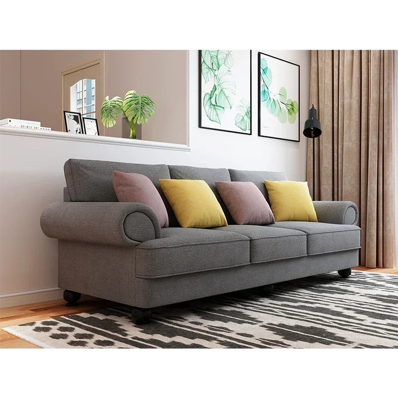 The Cloud Nine 3-Seater Sofa Slate Grey - Stacks Warehouse
