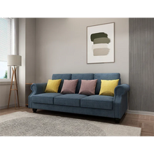 The Cozy Cloud 3-Seater Sofa Blue - Flea Market