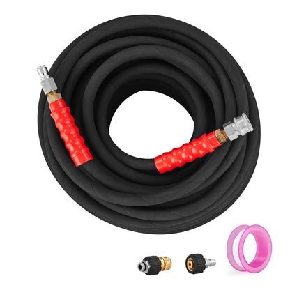 VEVOR 100ft Pressure Washer Hose 3/8" 4800PSI Kink-Free Heavy-Duty