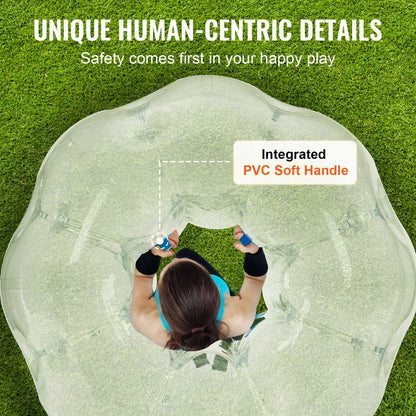 Inflatable Bumper Balls 2-Pack, 4FT/1.2M Body Sumo Zorb Balls for Teen & Adult, 0.8mm Thick PVC Human Hamster Bubble Balls for Outdoor Team Gaming Play, Bumper Bopper Toys for Garden, Yard, Park