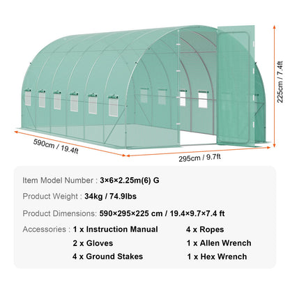 Tunnel greenhouse U-shaped ground stakes and tie-downs