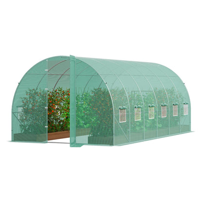 5.9 x 2.95m hoop house greenhouse for home and small commercial growing
