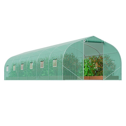 Walk-in tunnel greenhouse 9 x 3 x 2m with peaked roof, Stacks Warehouse AU