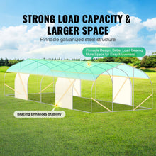 Tunnel greenhouse peaked roof structure preventing snow and water build-up