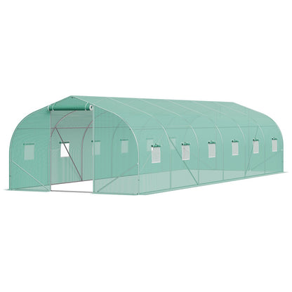 9 x 3 x 2m hoop house greenhouse for home and small commercial growing