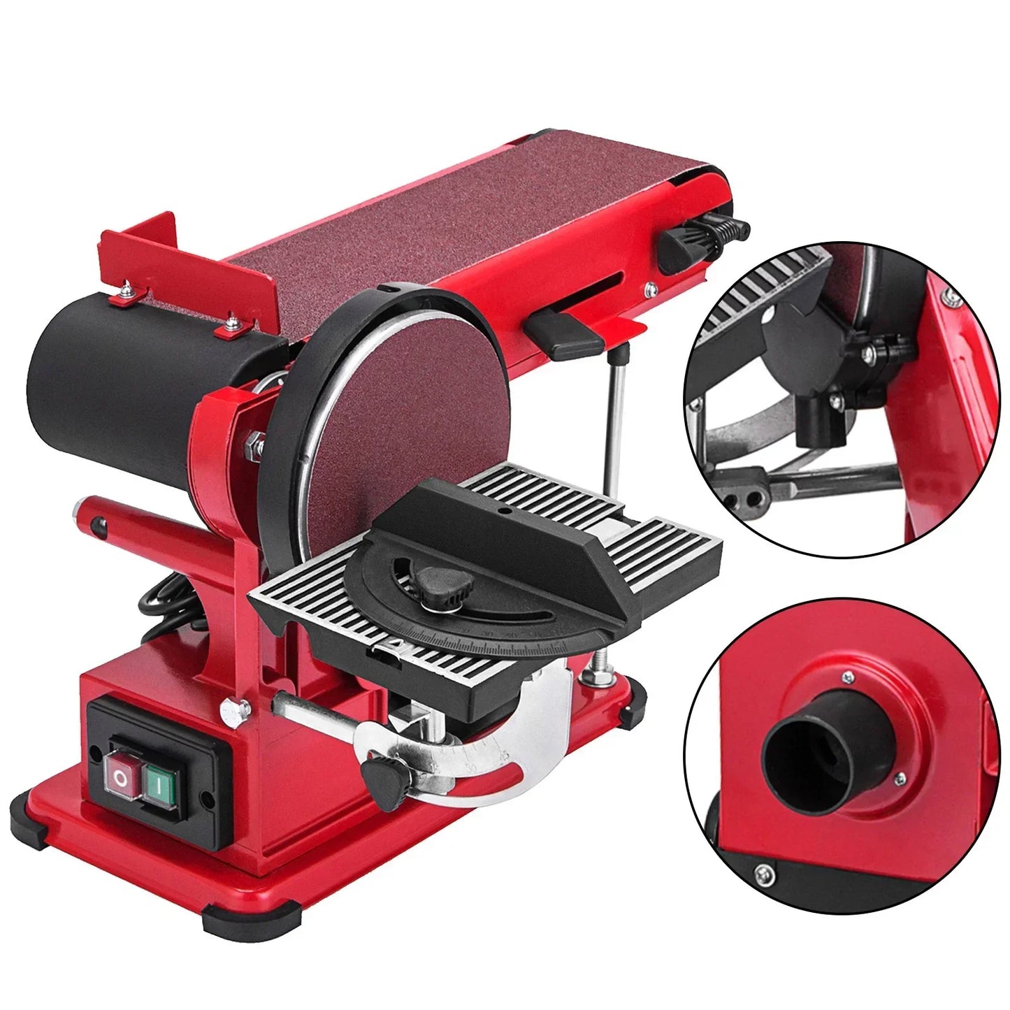 VEVOR Belt Disc Combo Sander 4"x36" 6" 375W Bench Grinder