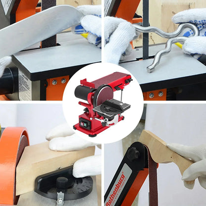 VEVOR Belt Disc Combo Sander 4"x36" 6" 375W Bench Grinder