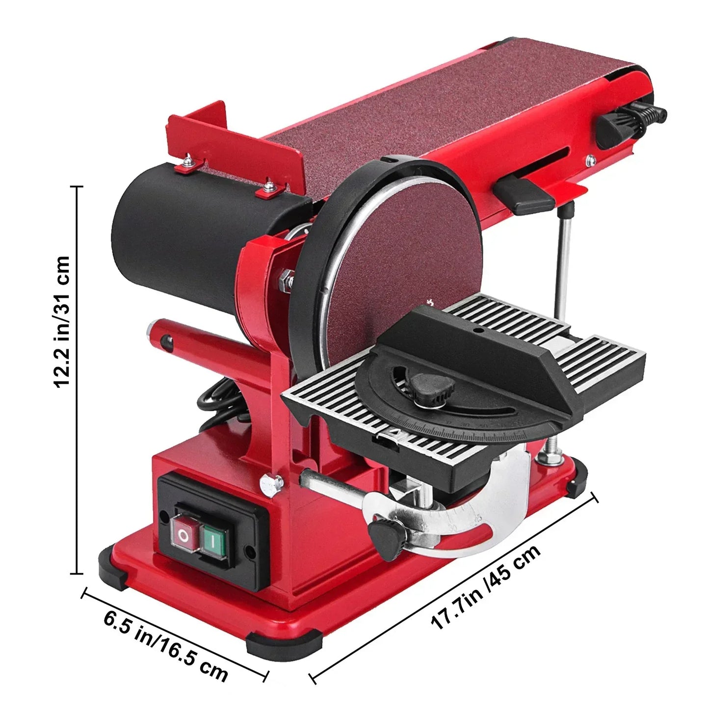 VEVOR Belt Disc Combo Sander 4"x36" 6" 375W Bench Grinder