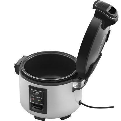 VEVOR Commercial Rice Cooker 9L 45-Cup 3D Heating Non-Stick 12-Hour Keep-Warm Restaurant Catering