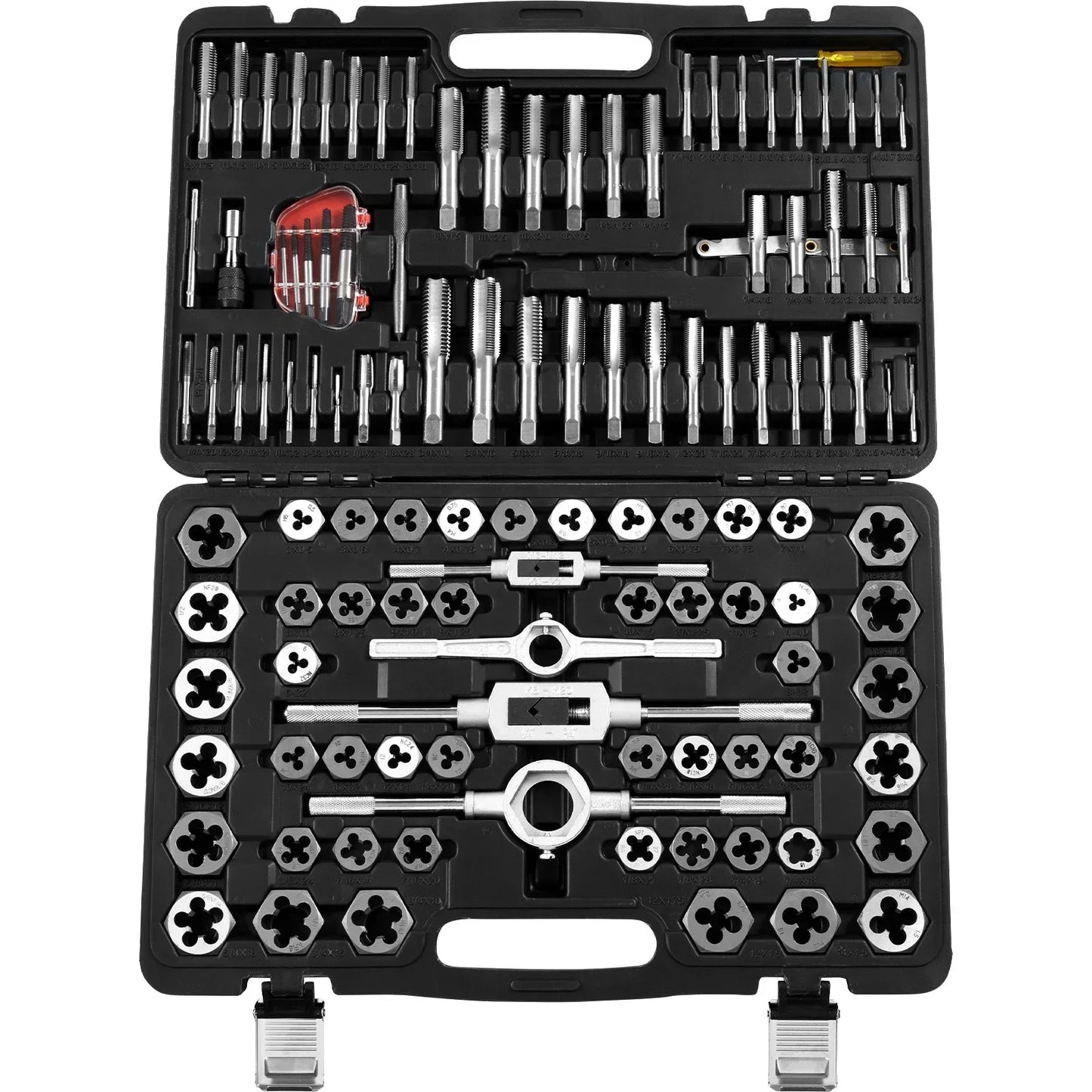 VEVOR 116pc Tap and Die Set Metric SAE Bearing Steel Threading