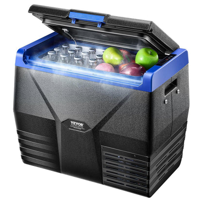 Vevor 20L Portable Car Fridge Freezer - 12V/24V Compressor Cooler