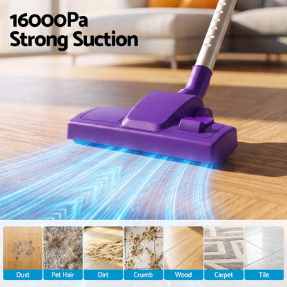 Devanti 3-in-1 Corded Stick Vacuum 16000Pa - Purple - view 4