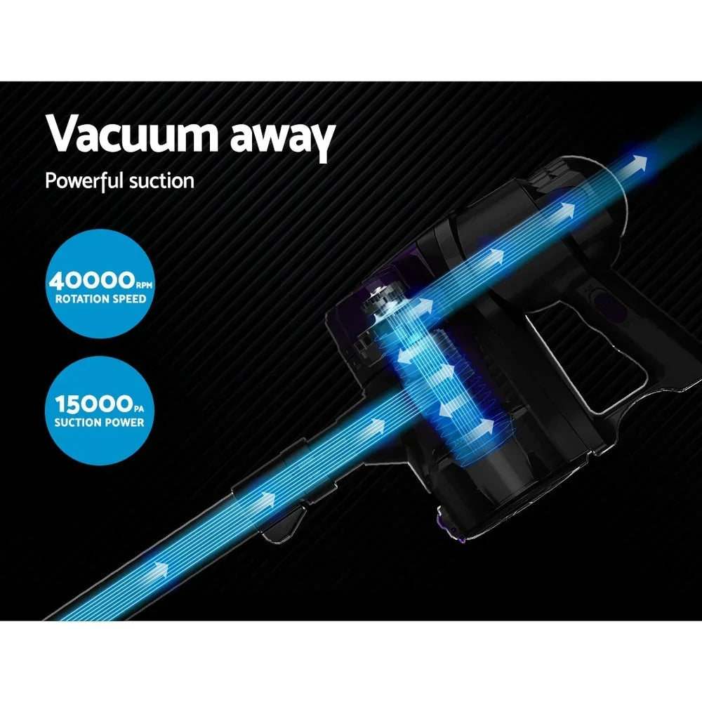 Devanti Stick Vacuum Cleaner Handheld Corded 450W Purple - Stacks Warehouse