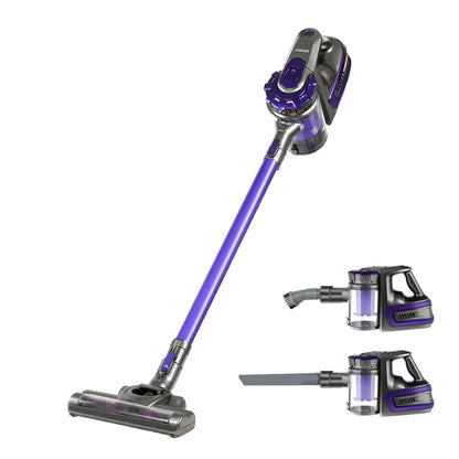 Devanti Stick Vacuum Cleaner Bagless Cordless 150W Purple - Stacks Warehouse