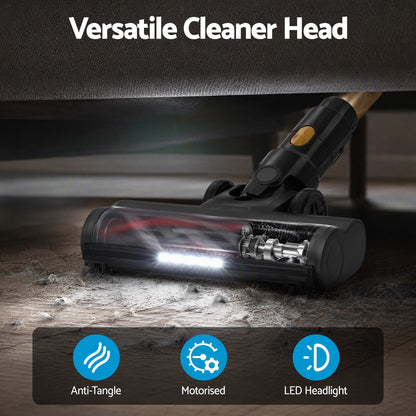 Devanti 30000Pa Cordless Stick Vacuum 4-in-1 - Gold - view 5
