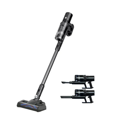 Devanti Stick Vacuum Cleaner Brushless Cordless 350W Grey - Stacks Warehouse