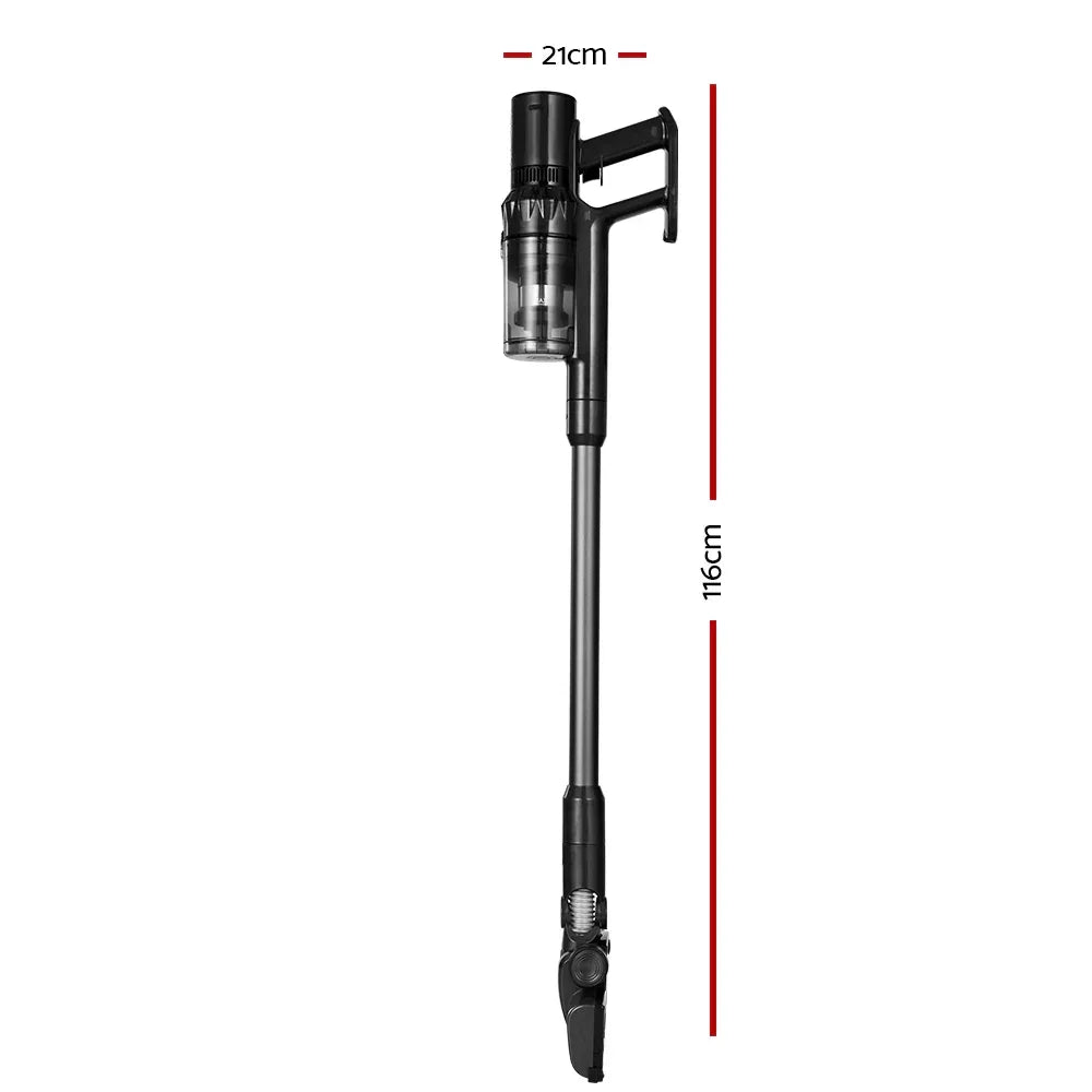 Devanti Stick Vacuum Cleaner Brushless Cordless 350W Grey - Stacks Warehouse