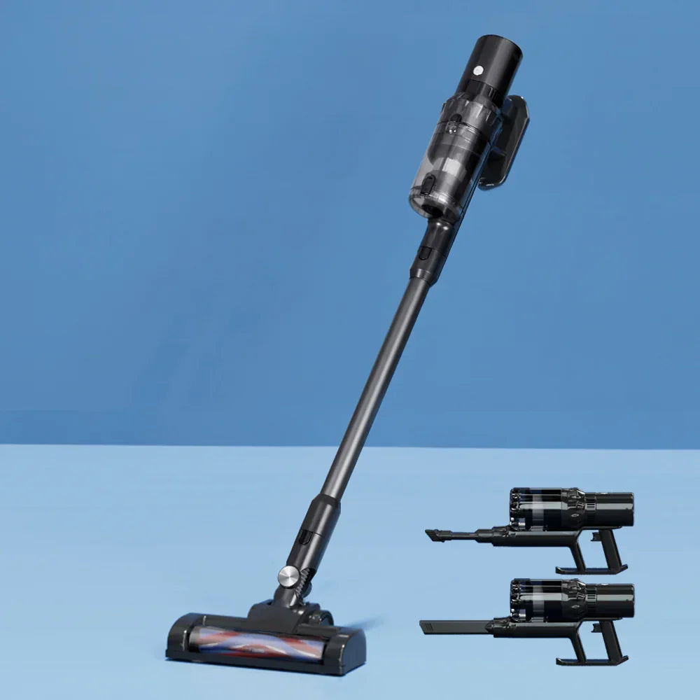 Devanti Stick Vacuum Cleaner Brushless Cordless 350W Grey - Stacks Warehouse