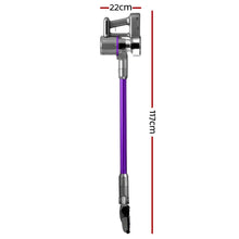 Devanti Stick Vacuum Cleaner Bagless Cordless 120W Purple - Flea Market
