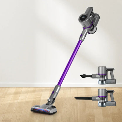 Devanti Stick Vacuum Cleaner Bagless Cordless 120W Purple - Stacks Warehouse