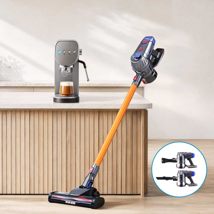 Devanti K7 Cordless Vacuum Plus Espresso Coffee Machine