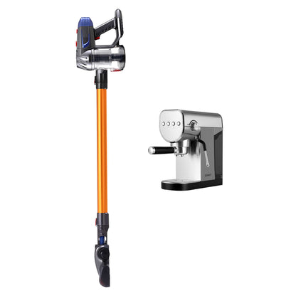 Devanti K7 Cordless Vacuum Plus Espresso Coffee Machine