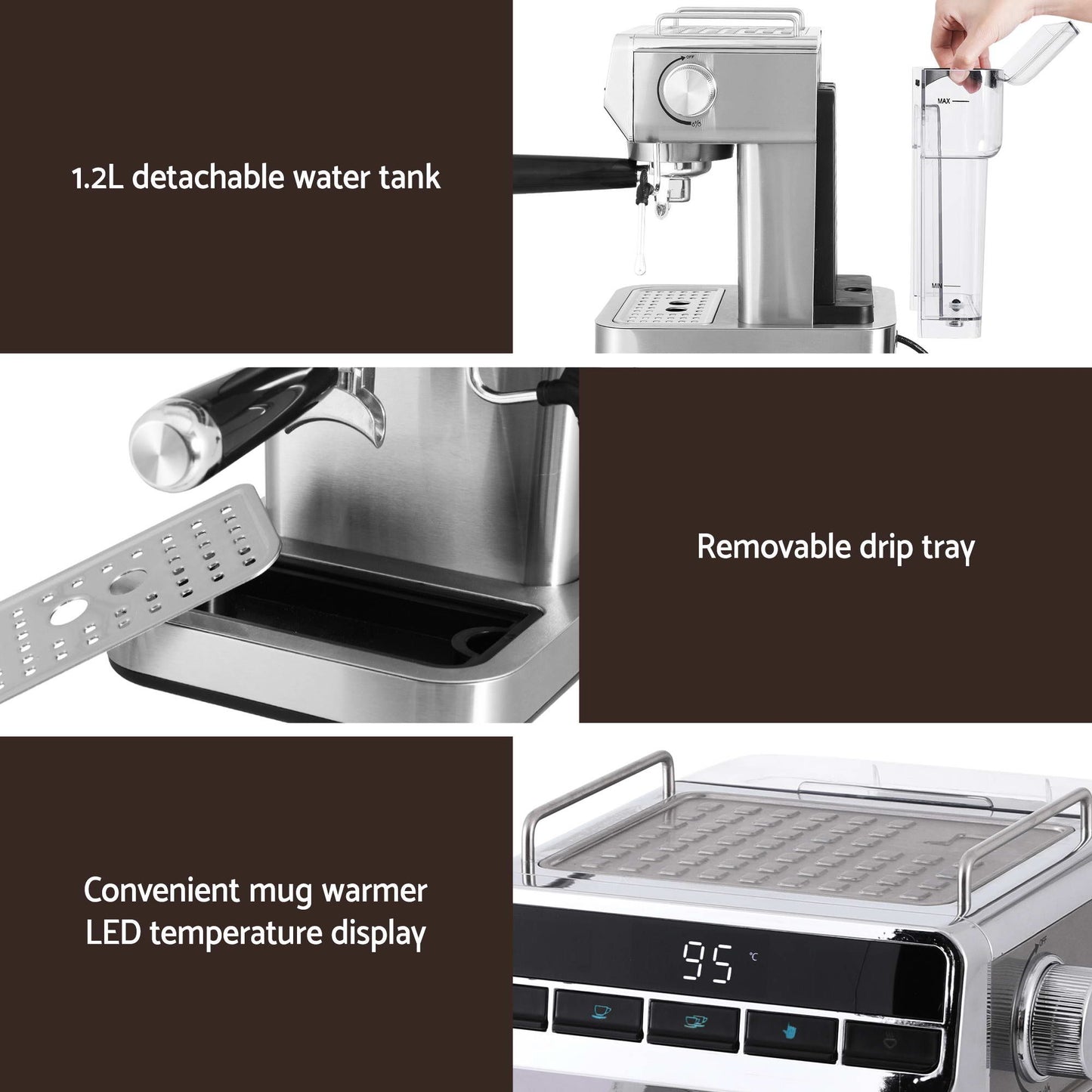 Devanti K7 Cordless Vacuum Plus Coffee Machine Deluxe