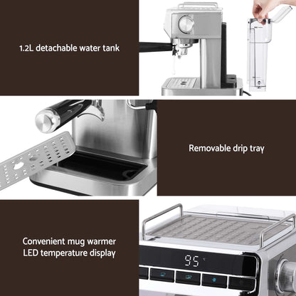 Devanti K7 Cordless Vacuum Plus Coffee Machine Deluxe