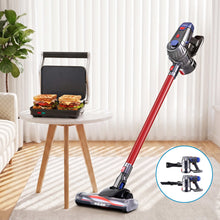 Devanti K7 Cordless Vacuum Plus Sandwich Maker Red