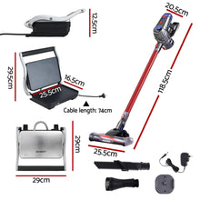 Devanti K7 Cordless Vacuum Plus Sandwich Maker Red