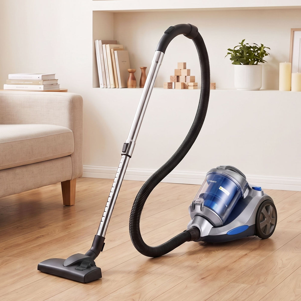 Devanti 2000W Bagless Canister Vacuum 4L - Blue