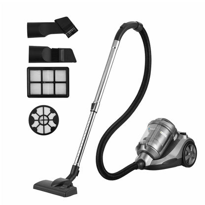 Devanti 2000W Bagless Canister Vacuum 4L - Grey - view 10