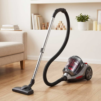 Devanti 2000W Bagless Canister Vacuum 4L - Red